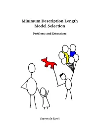Minimum Description Length Model Selection