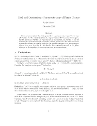 Real and Quaternionic Representations of Finite Groups