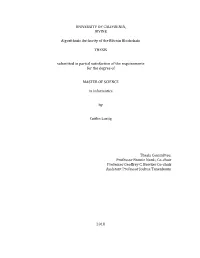 UNIVERSITY of CALIFORNIA, IRVINE Algorithmic Authority of The