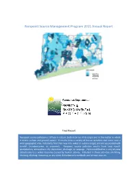 Nonpoint Source Management Program 2011 Annual Report