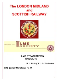 Lms Steam Driven Railcars