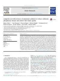 Longevity and Effectiveness of Aluminum Addition to Reduce Sediment Phosphorus Release and Restore Lake Water Quality