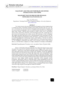 Majapahit and the Contemporary Kingdoms: Interactions and Views