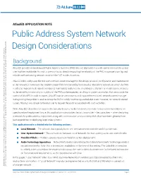 Public Address System Network Design Considerations