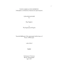 The Pleasure of the Intertext: Towards a Cognitive Poetics of Adaptation