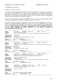 Weekly List Dated 19 April 2021