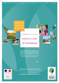Agriculture of Tomorrow