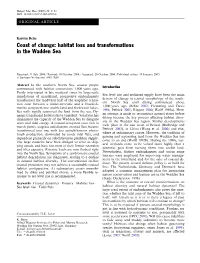 Coast of Change: Habitat Loss and Transformations in the Wadden Sea