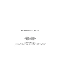 The Julius Caesar Objection