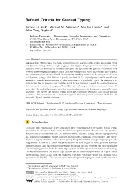 Refined Criteria for Gradual Typing