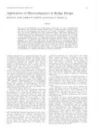 Application of Microcomputers 1N Bridge Design