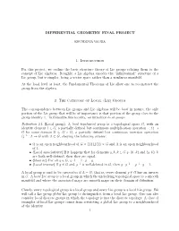 DIFFERENTIAL GEOMETRY FINAL PROJECT 1. Introduction for This
