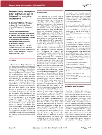 Immunoreactivity for Thymosin Beta 4 and Thymosin Beta