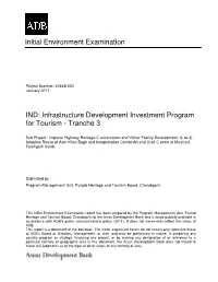 Initial Environment Examination IND: Infrastructure Development Investment Program for Tourism