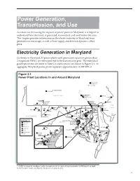 Power Generation, Transmission, and Use