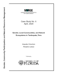 Case Study No. 6 April, 2020