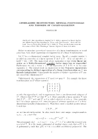 Generalized Eigenvectors, Minimal Polynomials and Theorem of Cayley-Hamiltion
