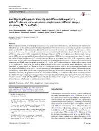 Investigating the Genetic Diversity and Differentiation Patterns in the Penstemon Scariosus Species Complex Under Different Sample Sizes Using Aflps and Ssrs