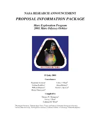 Proposal Information Package