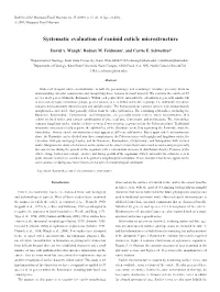 Systematic Evaluation of Raninid Cuticle Microstructure