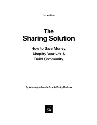 The Sharing Solution