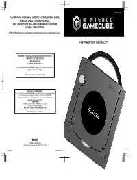 Instruction Booklet