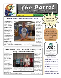 The Parrot Your ARC Newsletter by and for ESL, Multicultural, International