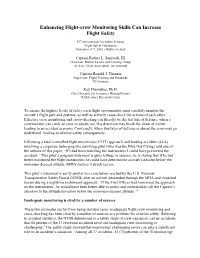 Enhancing Flight-Crew Monitoring Skills Can Increase Flight Safety