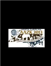 AAZK 2013 Proceedings Paper Sessions