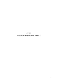 Annex I Summary of Product Characteristics