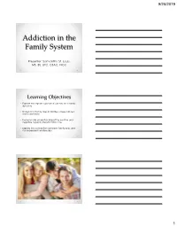 Family Dynamics, Codependency, Healthy Boundaries, and Addiction