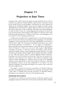 Projection to East Timor