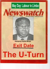 Exit Date the U-Turn LETTERS