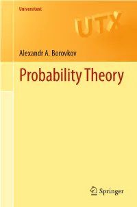 Probability Theory Universitext Universitext