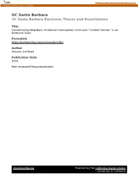 UC Santa Barbara Dissertation Template