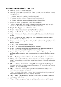 1536 Timeline