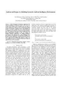 Analysis and Design of a Subtitling System for Ambient Intelligence Environments
