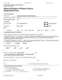 National Register of Historic Places Registration Form