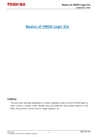 Basics of CMOS Logic Ics Application Note