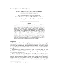 Status and Seasonal Occurrence of Birds in Dhaka University Campus