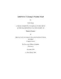 Audioviewer: Learning to Visualize Sound