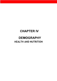 Demography Chapter Iv