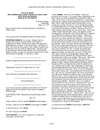 Legislative Record - Senate, Wednesday, March 25, 2015