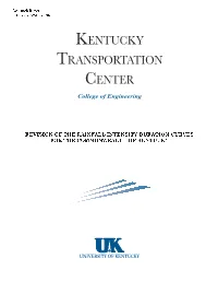 Revision of the Rainfall-Intensity Duration Curves for the Commonwealth of Kentucky
