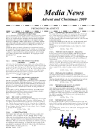 Advent and Christmas 2009