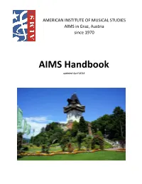 AIMS Handbook Updated April 2018