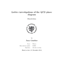 Lattice Investigations of the QCD Phase Diagram