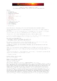 Rosedale Open Homepage