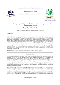 Subsurface Topography of Supra Crustals of Dharwar Craton Through Inversion of Regional Bouguer Gravity