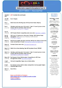 The Mathematical Association of South Australia